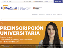 Tablet Screenshot of euroaula.com